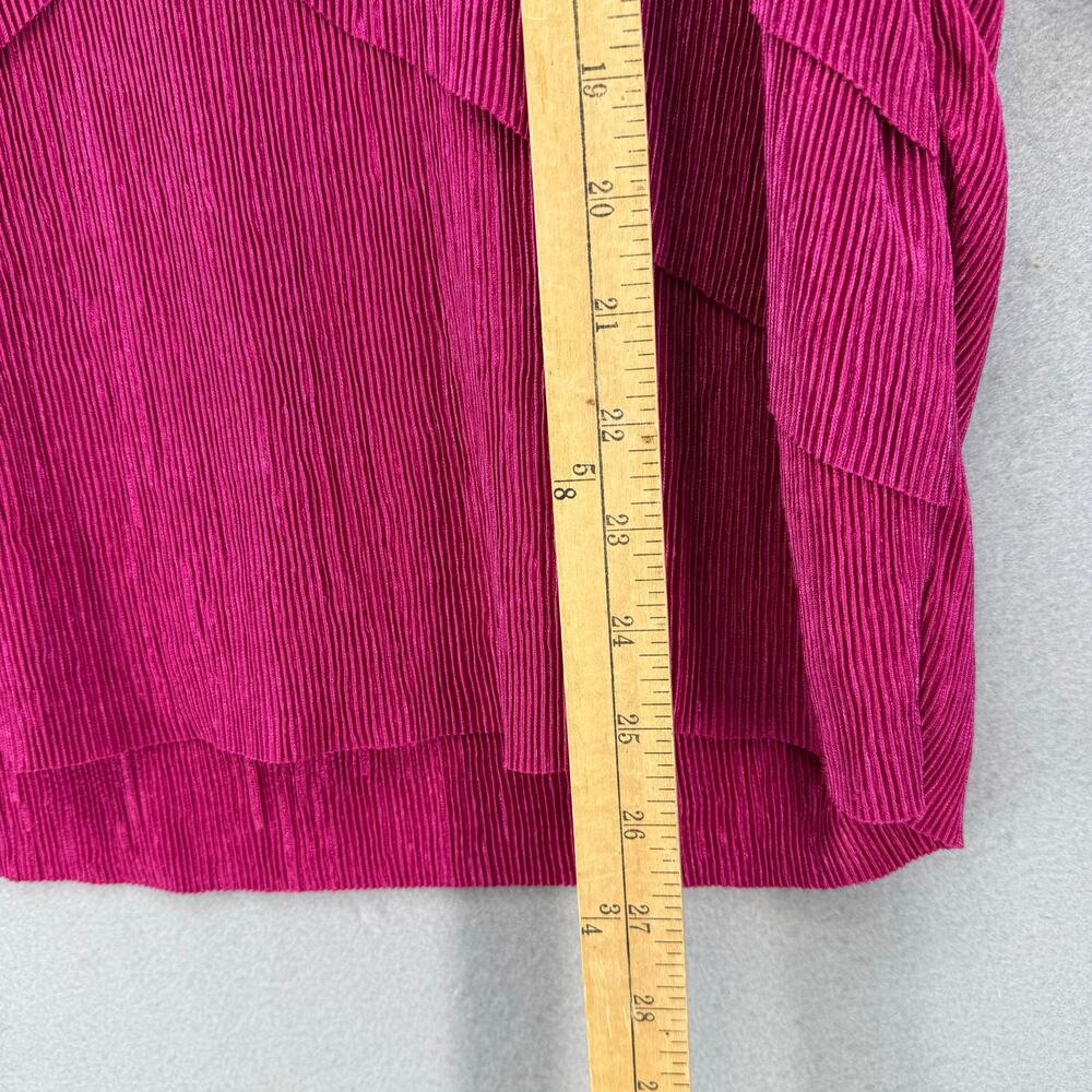 Alfred Dunner Top Women's XL Pink Short Sleeve Oscar Night Collection NWT - Picture 7 of 8